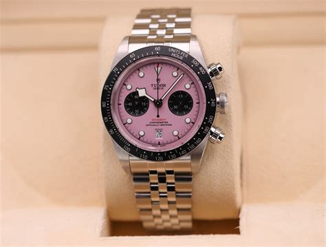 tudor chronograph automatic|tudor chronograph pink dial.